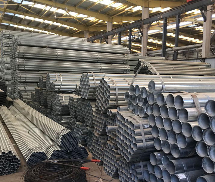 上饶q235b热镀锌带钢管